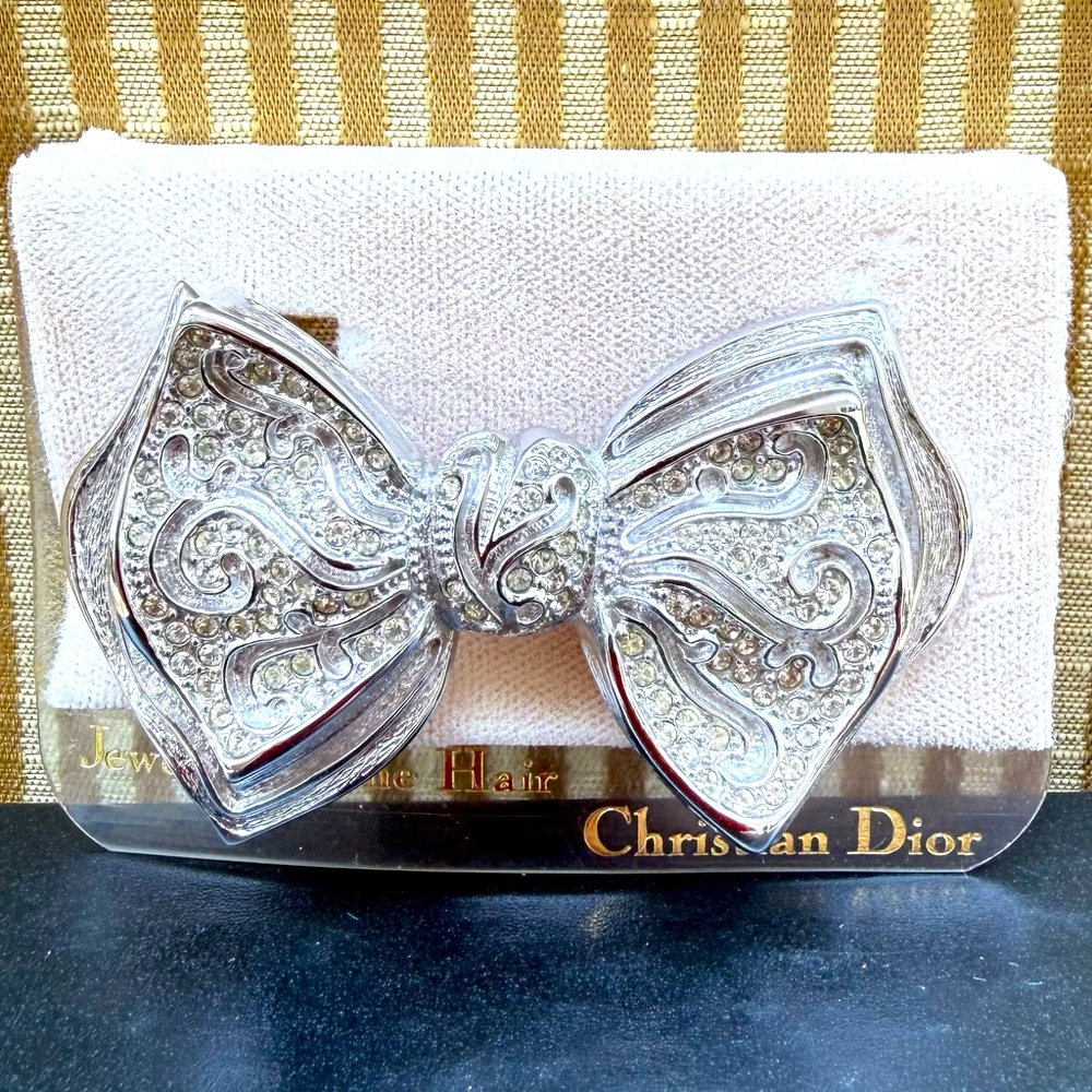 Vintage Christian Dior hair accessory BOW